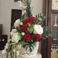 گل طبیعی وگل مصنوعی