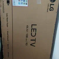تلویزیون الجی 43 اینچ اصلی کارکرده درحد نو باکارتن