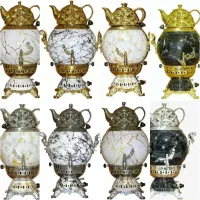 سماور گازی مارک برادران ایران نژاد کتری قوری چکی|قوری، کتری، قهوه‌ساز دستی|یزد, |دیوار