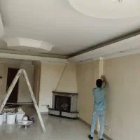 نقاشی ساختمان ونقاشی کناف وخرده کاری پذیرفته میشود|خدمات پیشه و مهارت|تبریز, |دیوار