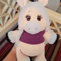 عروسک دست بافت مخملی|اسباب‌‌بازی|شیراز, فرهنگیان|دیوار