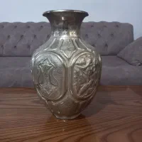 گدان مسی قلمکاری عتیقه انتیک