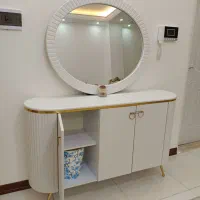 بوفه کمد کنسول میز ایینه|بوفه، ویترین، کنسول|قم, نخودی|دیوار