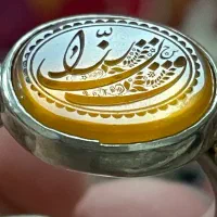 انگشتر عقیق زرد یمنی ذکر یا رزاق|جواهرات|تهران, جردن|دیوار