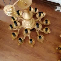 فروش دو عدد لوستر  برنج