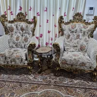 مبل سلطنتی ۹ نفره و جلو مبلی|مبلمان خانگی و میز عسلی|علی‌آباد کتول, |دیوار