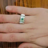 انگشتر زمرد|جواهرات|اصفهان, خوراسگان|دیوار