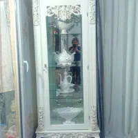 بوفه سفید بالوازمش ۲تومان|بوفه، ویترین، کنسول|محمدیه-قزوین, |دیوار