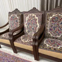 فروش مبل وصندلی قالی دست بافتً‌کرمان بسیارتمیز