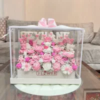 باکس گل جاودان شمع|صنایع دستی و سایر لوازم تزئینی|تهران, سلسبیل جنوبی|دیوار