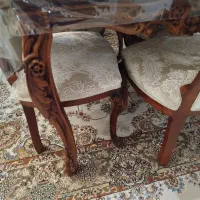 میز غذاخوری 8 نفره چوب راش بسیار زیبا تمیز|میز و صندلی غذاخوری|قزوین, |دیوار