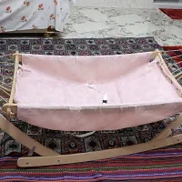 گهواره و سرویس نوزاد و کیسه خواب بدون هیچ ای ادی