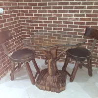 میز و صندلی با چوب گردو|میز و صندلی غذاخوری|ساری, |دیوار