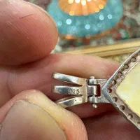 نیم ست نقره و جواهر|جواهرات|قزوین, |دیوار