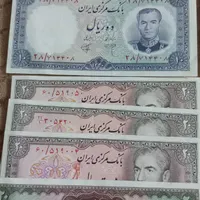 تعدادی اسکناس زمان محمدرضاشاه پهلوی|کلکسیون سکه، تمبر، اسکناس|تهران, شهادت|دیوار