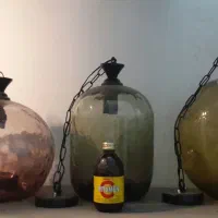 لوستر بلور|لوستر و چراغ آویز|شیراز, ریشمک|دیوار