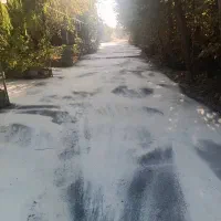 آسفالت تراشه ایزوگام و قیرگونی جدول زیر سازی