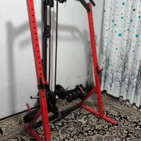 دستگاه بدنسازی رک اسکات سیمکش خانگی//باشگاهی
