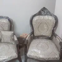 فروش مبل دسته چوبی با ناهارخوری|مبلمان خانگی و میز عسلی|ملارد, |دیوار