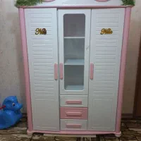 سرویس خواب دوقلو MDF سفید صورتی