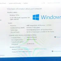 کامپیوتر سالم به همراه مانیتور و اسپیکر