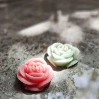 شمع گل رز