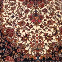 جفت پرده ای افشار نقشه خورشیدی گل ابریشم|فرش|همدان, |دیوار