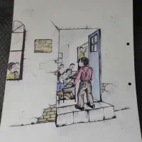 چهل عدد نقاشی که با خودکار کشیده شده|تابلو، نقاشی، عکس|شیراز, معالی‌آباد|دیوار