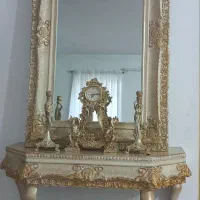 اینه کنسول به همراه شمعدانی