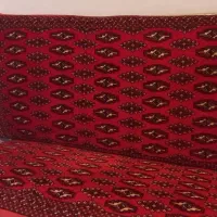 یک جفت پشتی دستبافت ترکمن