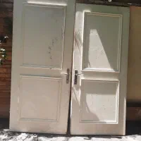 درب اتاق خواب دست دوم دو عدد پونک و لواسان|مصالح و تجهیزات ساختمان|لواسان, |دیوار