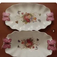 کاسه بشقاب|ظروف سرو و پذیرایی|کاشان, باغ فین|دیوار