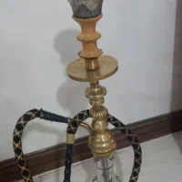 قلیون برنجی داور باباپور و چوبی