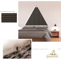 پرده کم فضا پنجره ای