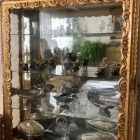 ویترین تمام چوب گردو