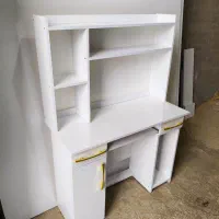 میز  تحریر و کامپیوتر سفید نو زیر قیمت