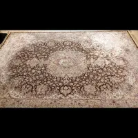 دو عددفرش نه متری ۱۲۰۰شونه طرح تبریززمینه قهوه ای|فرش|تهران, نیروی هوایی (پیروزی)|دیوار