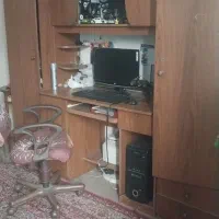 میز تحریر ام دی اف با بوفه و دو کمدپر کاربردو عالی|میز تحریر و کامپیوتر|فردیس, فردیس|دیوار