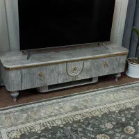 ست میز کنسول و تلویزیون