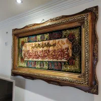 تابلو فرش دست بافت  تبریز چله ابریشم