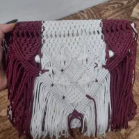 کیف مکرومه دستباف