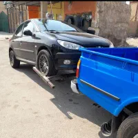 چرخ هیدرولیک یدک‌کش. چرخگیر. خودروبر. جرثقیل.