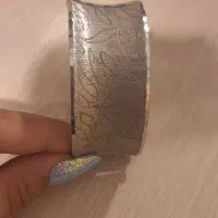 دستبند نقره پهن ، تک پوش نقره