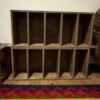شلف جاکتابی بالای میز تحریر|کتابخانه، شلف، قفسه‌های دیواری|قزوین, |دیوار