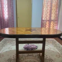 میز نهار خوری چوبی
