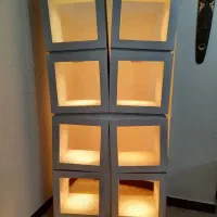 باکس چراغدار کنار سالنی