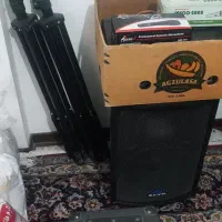 آمپلی فایر پاورمیکسر میکروفون پایه باند و باند|صوتی و تصویری|ورامین, ورامین|دیوار