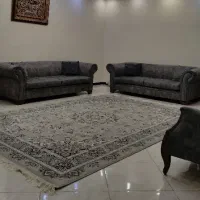 مبل ۸نفره راحتی چسترشرکتی باجلومیزی