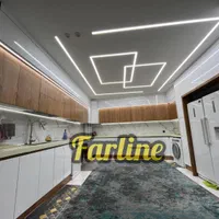 تولید کننده انواع لاین نوری روکار توکار و آویز|لامپ و چراغ|اصفهان, شهرک کاوه|دیوار