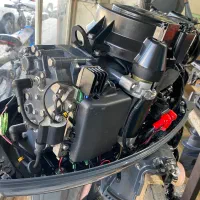 موتور ۴۰ صفر  استارتی داخل کارتون|قایق و سایر وسایل نقلیه|بندر انزلی, قلم گوده|دیوار